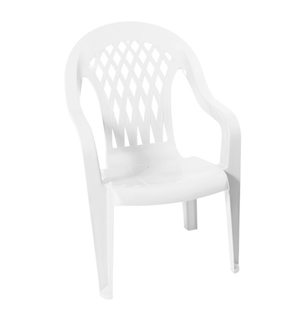 gracious living king white resin frame adirondack chair