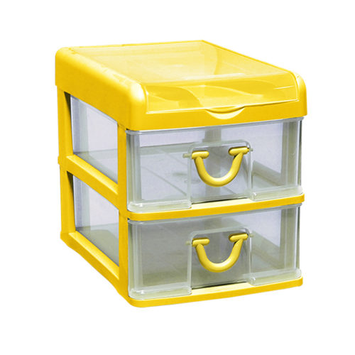 Clear Nick-nack Storage - 3 Drawers Assorted Colours - Gracious Living ...